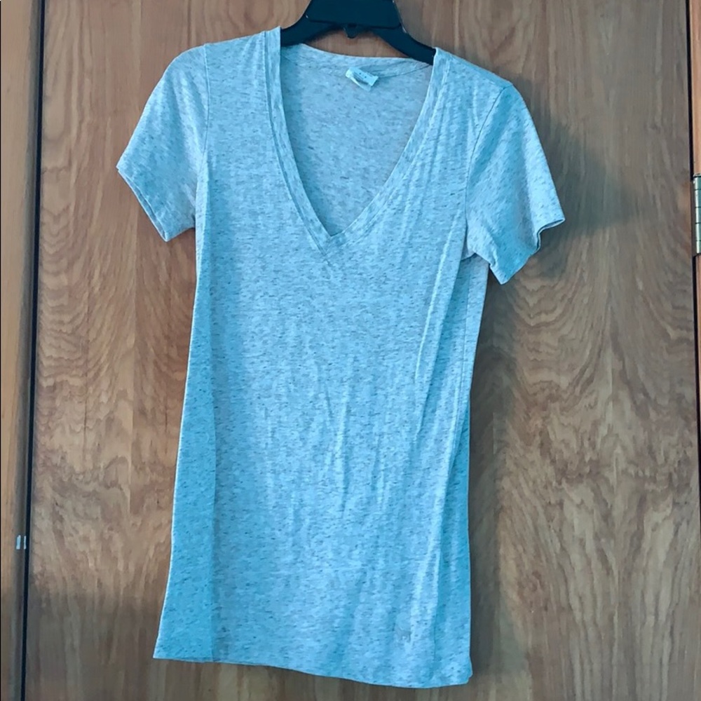 Pink V-Neck T-shirt